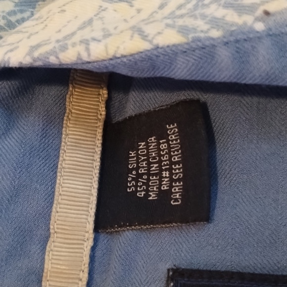 Nat Nast Floral Silk Button Up‎ Short Sleeve Casual Shirt - Picture 4 of 5